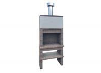 Ref. MD801 - 85 cm x 57 cm x 240 cm, CxLxA | Grelhador 60 cm x 40 cm, CxL | 575 kg